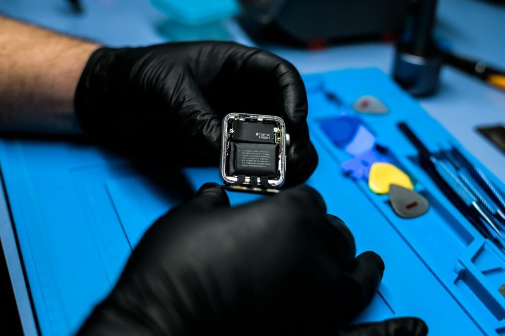 repairing a smartwatch