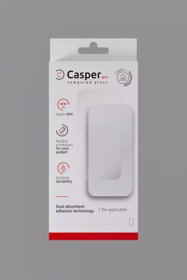 Casper Pro Tempered Glass For iPhone 16 Pro Max / 17 Pro Max (Clear)